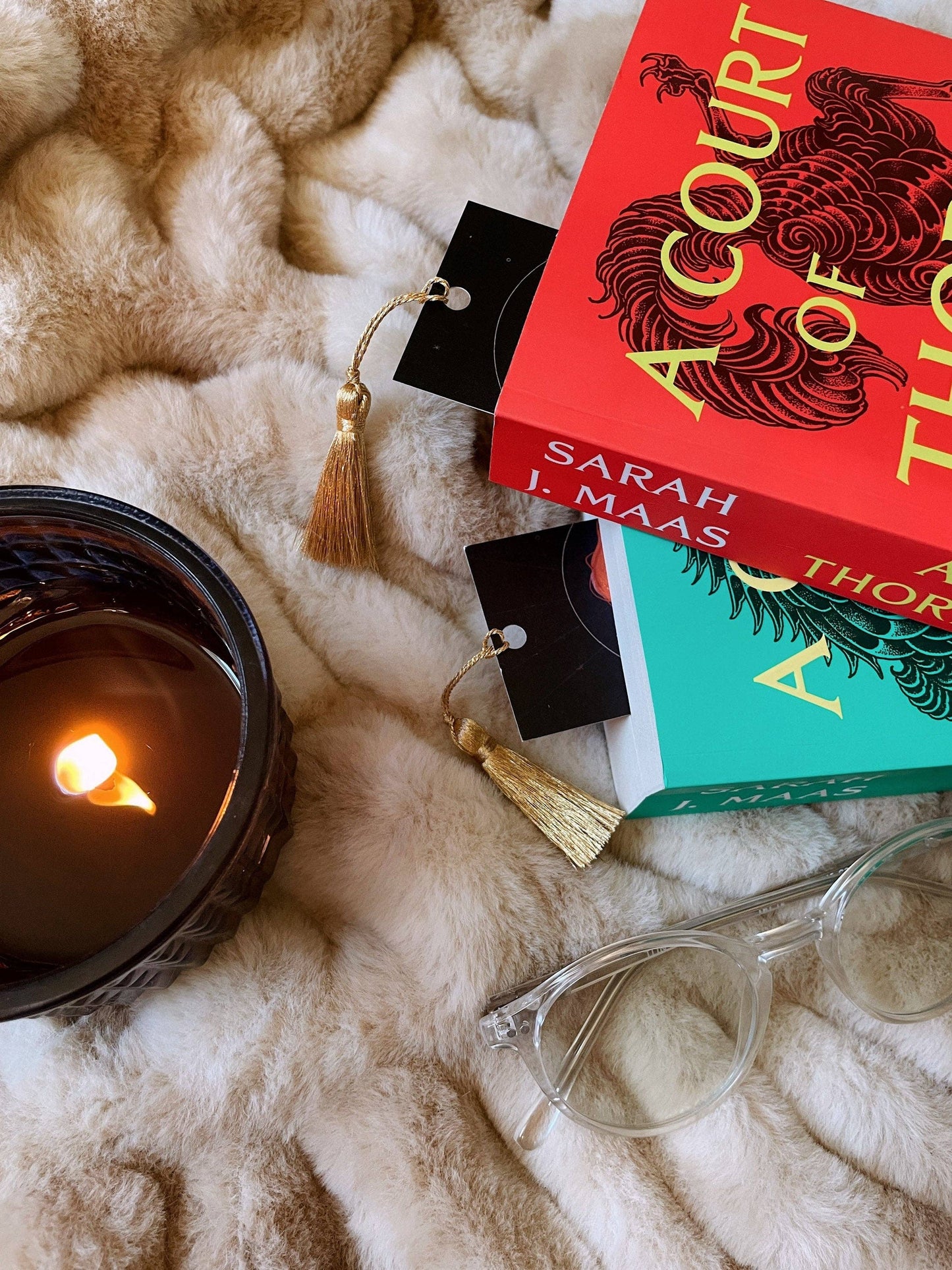 Feyre *Gold Foil* Bookmark (gold tassel)