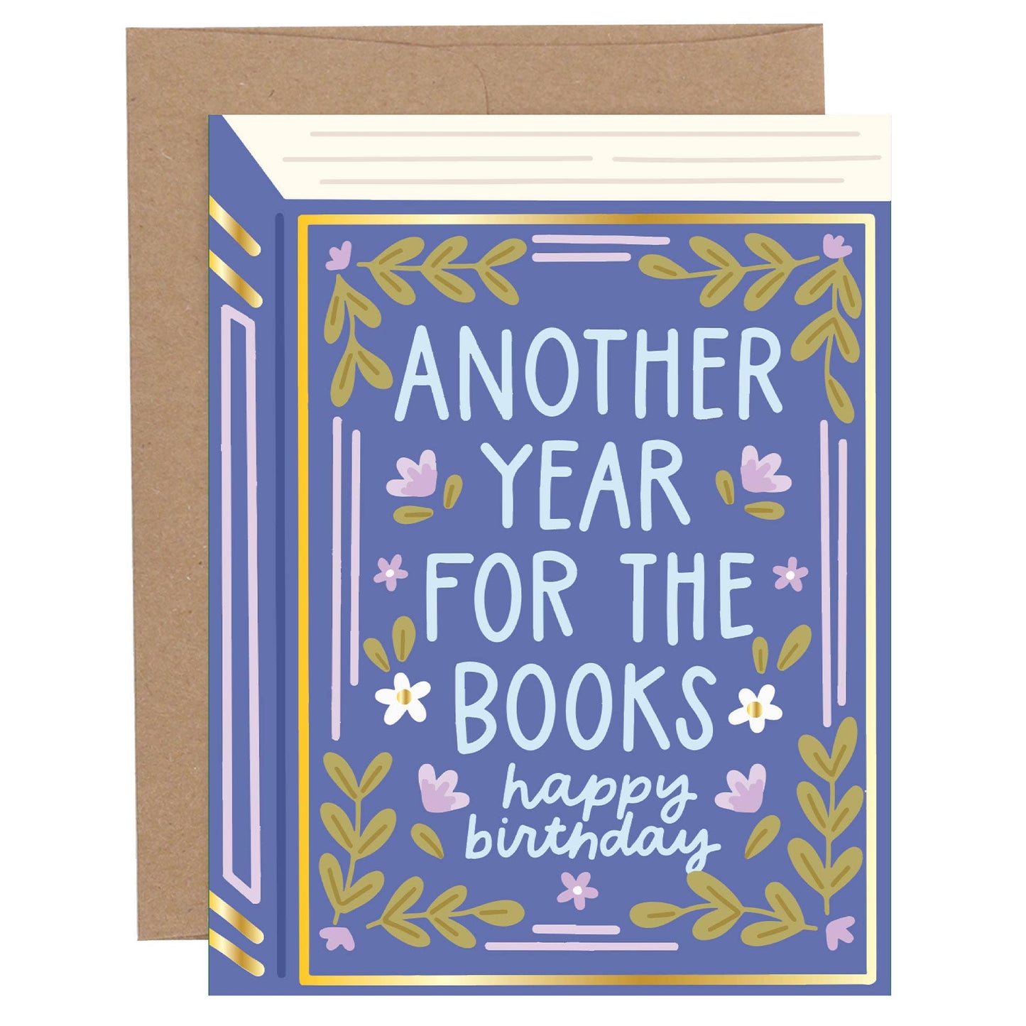 Another Year Book Birthday Greeting Card
