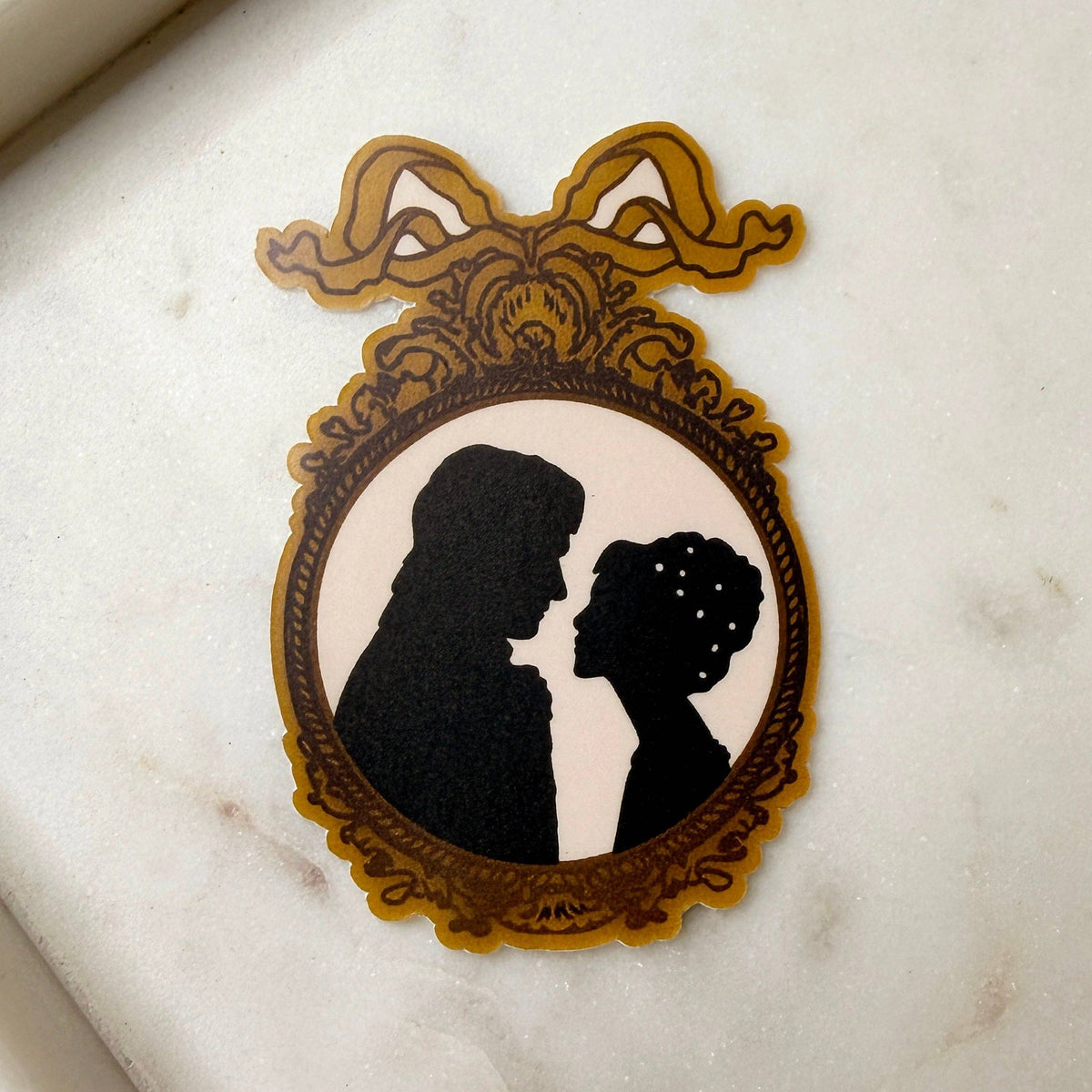 Mr. Darcy & Elizabeth Vinyl Sticker