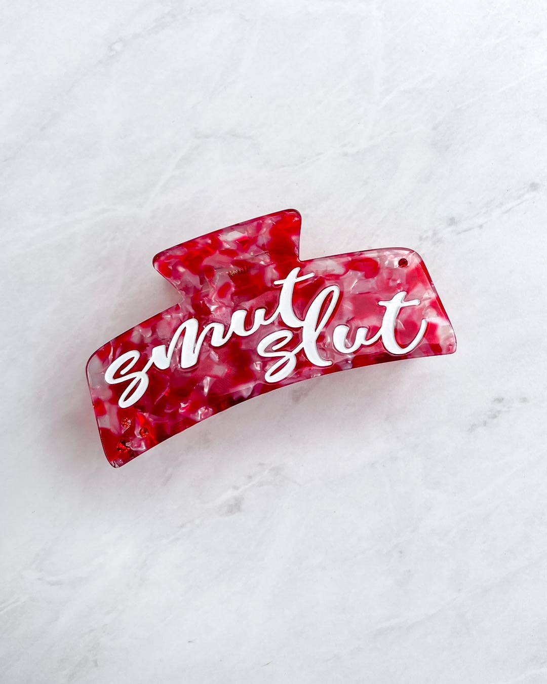 Smut Slut Clear Hair Claw Clip | Hair Accessories