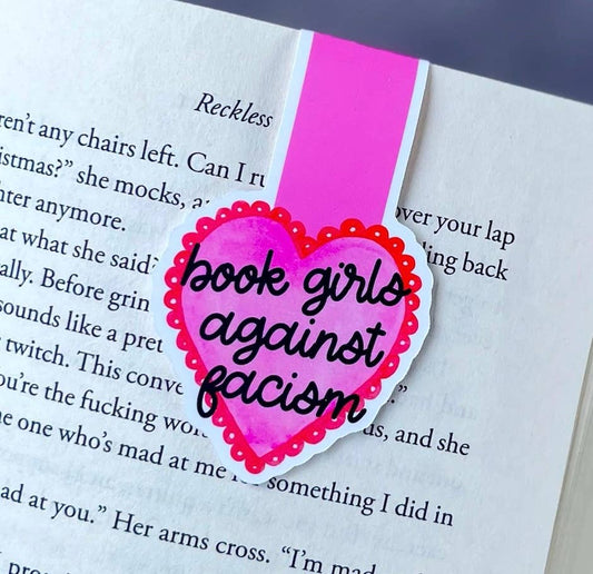 Magnetic Bookmark - Book Girls Against Fascism