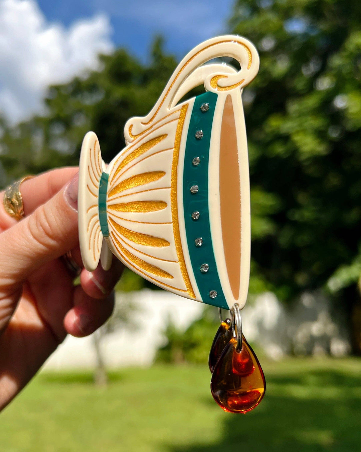 Royal-Tea Claw Clip