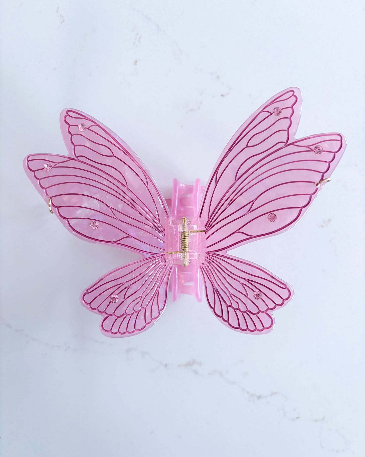 Pink Fairy Wings Claw Clip | Hair Clip | Fantasy Gifts