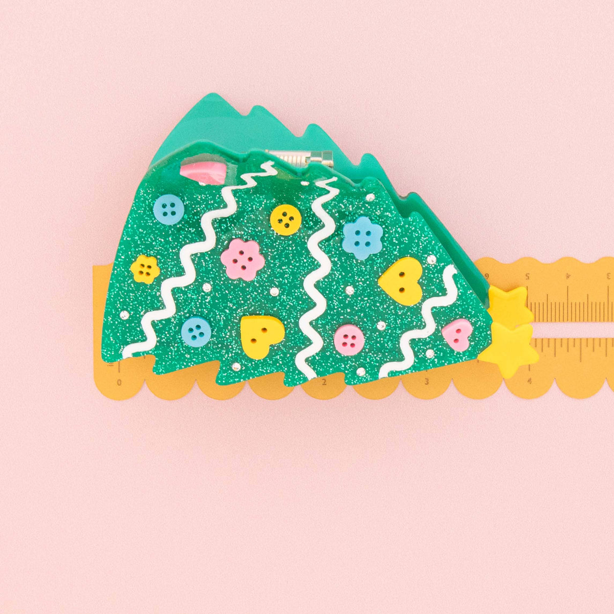 Crafty Christmas Tree Claw Clip