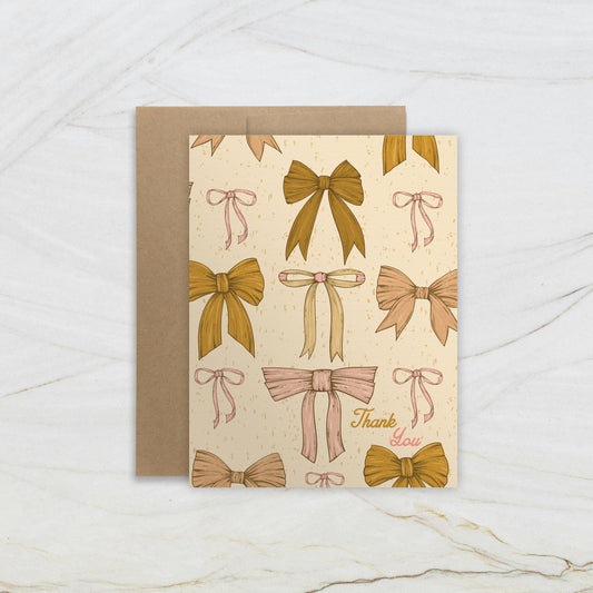 GREETING CARD | Any Occasion Bows Thank You