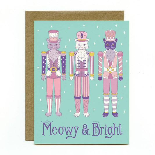Catcrackers Holiday Card - Single