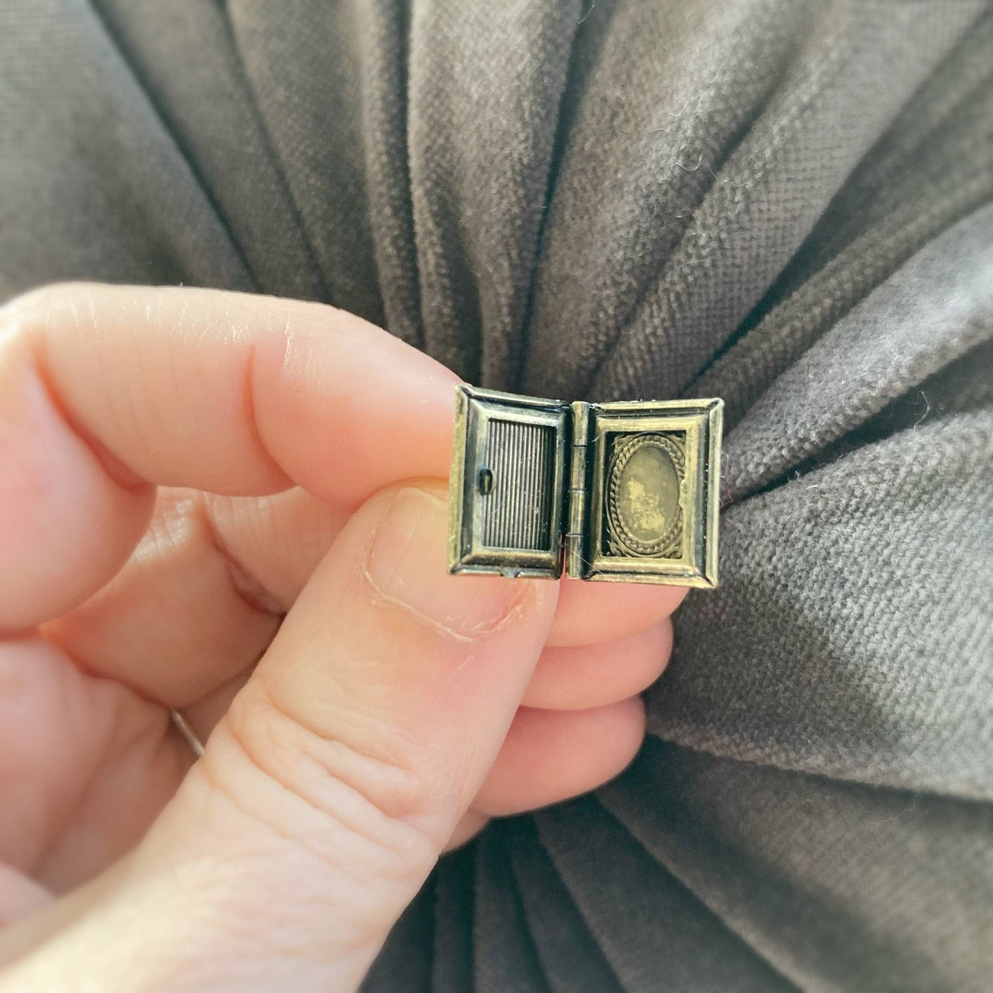 Post Earrings Book Locket Fourth Wing