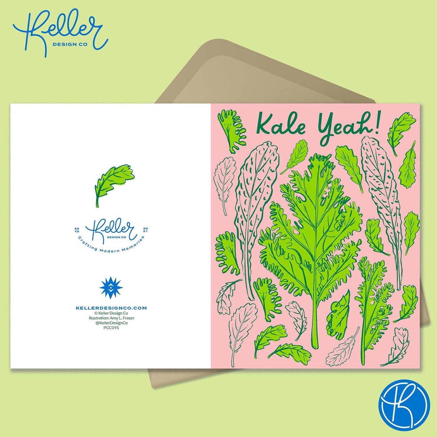 Kale Yeah! Greeting Card