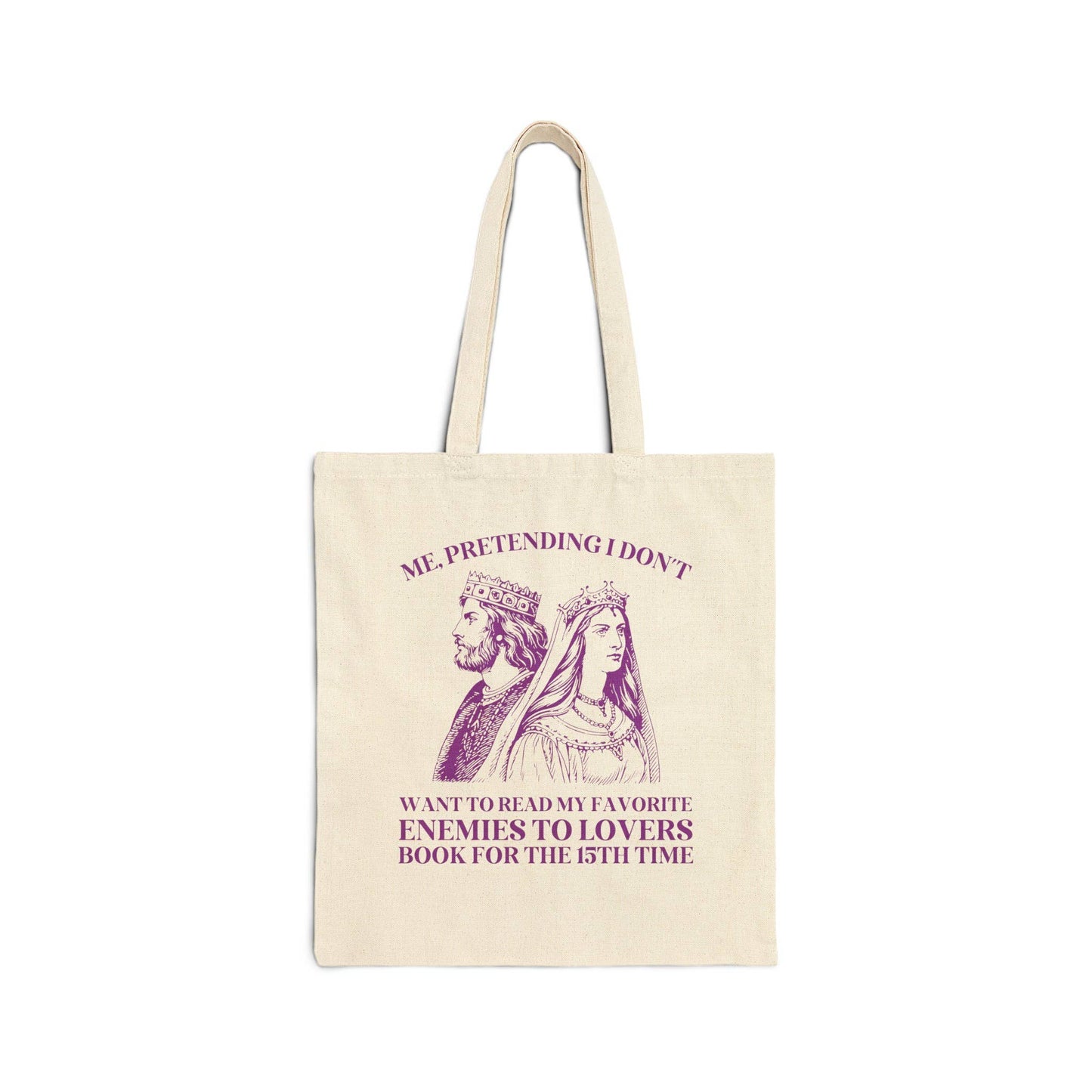 Silly Bookish Enemies to Lovers Romance Reader Tote Bag