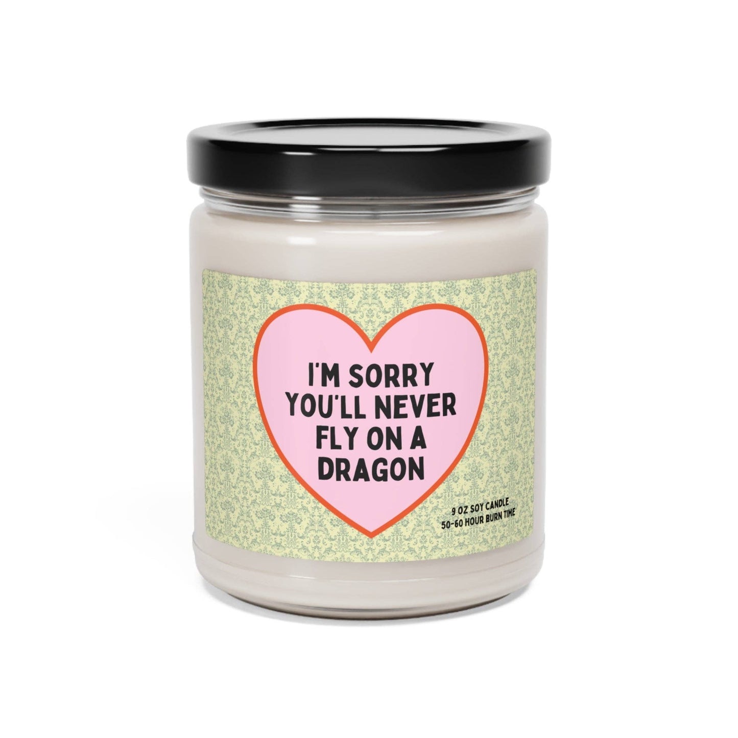Candle for Reader Who Reads Fantasy Romance with Dragons