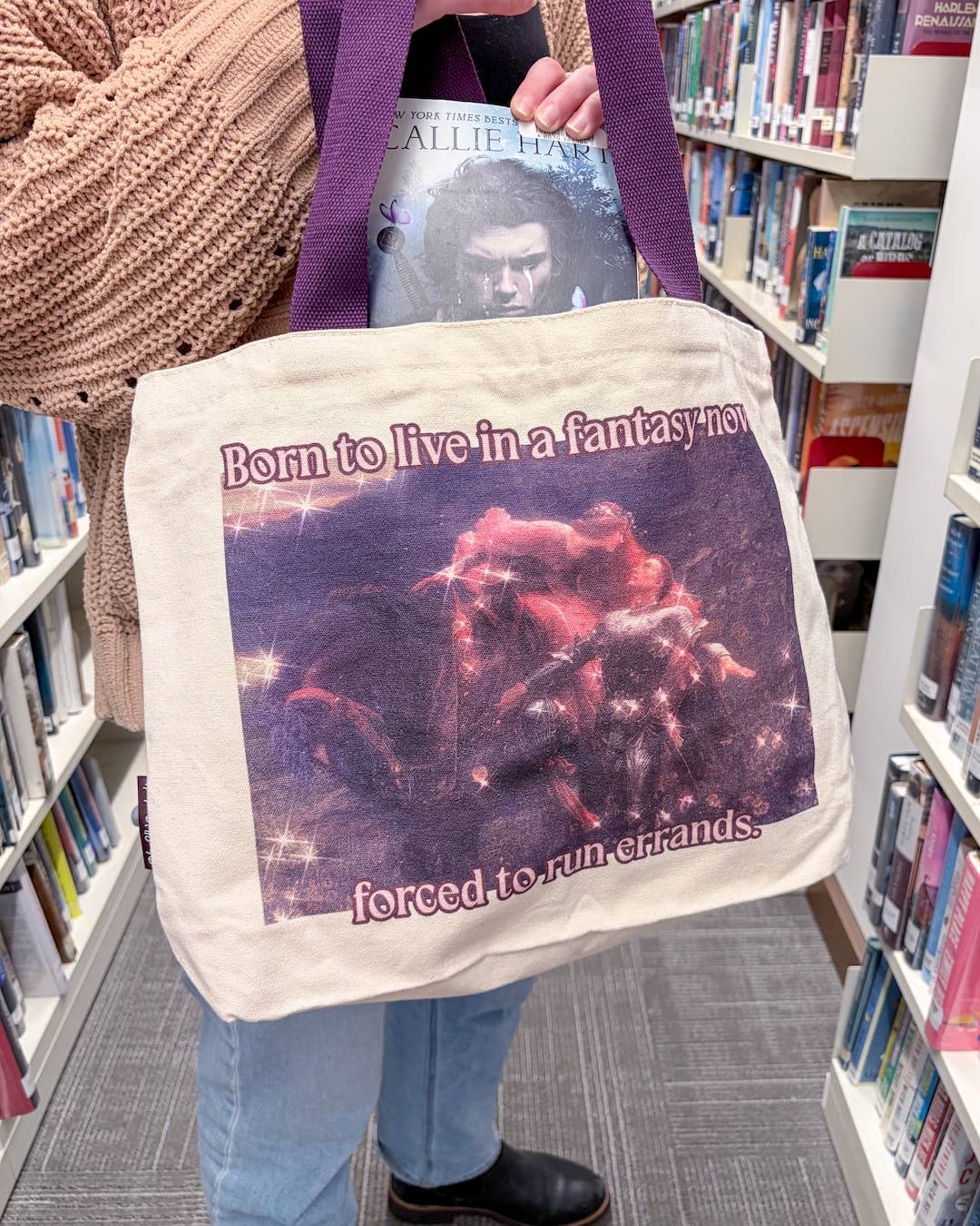 Fantasy Novel Fine Art Bookish Tote Bag | Totes