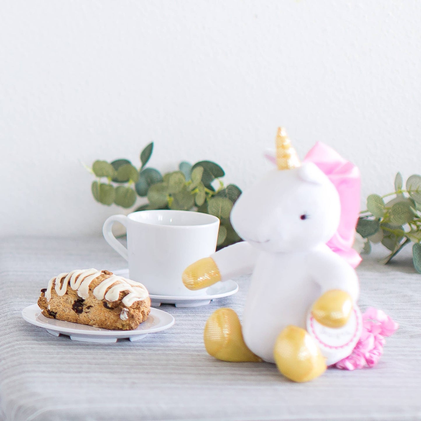 Baby Plush Toy, 7 Inch Sitting, Unicorn