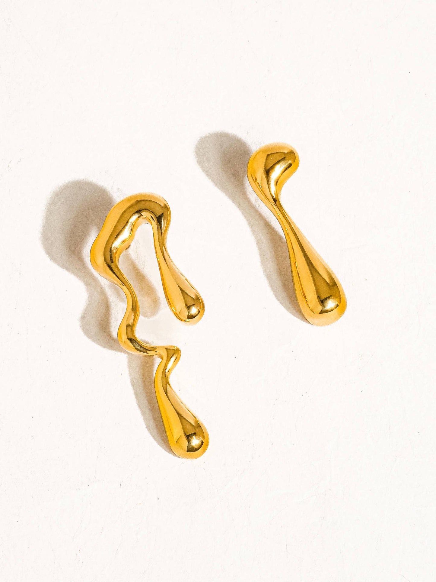 Mismatch Melted Earring