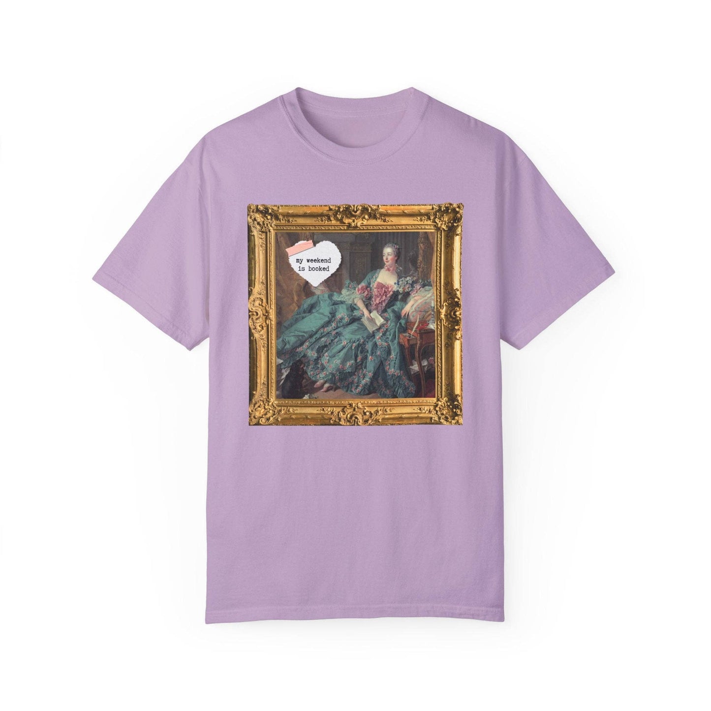 My Weekend is Booked Tee for Romance Reader, Art History