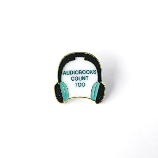 Team Audiobooks Enamel Pin
