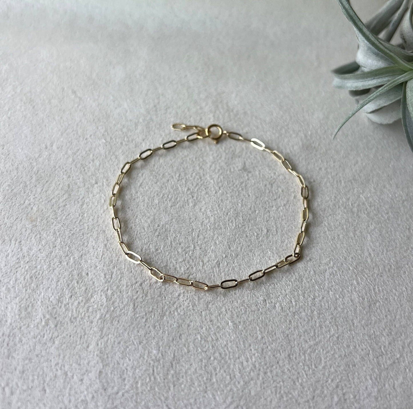 Paperclip Chain Bracelet