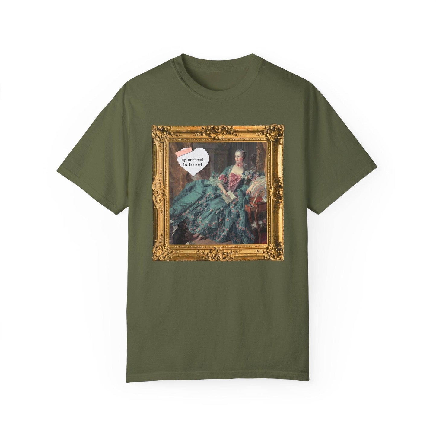 My Weekend is Booked Tee for Romance Reader, Art History