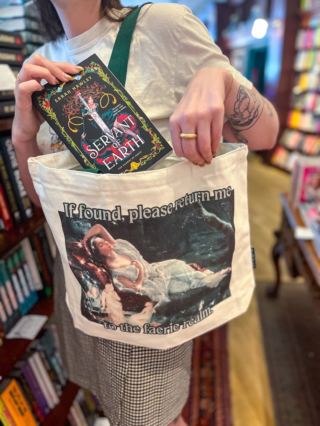 Return to the Faerie Realm Fine Art Bookish Tote Bag | Totes