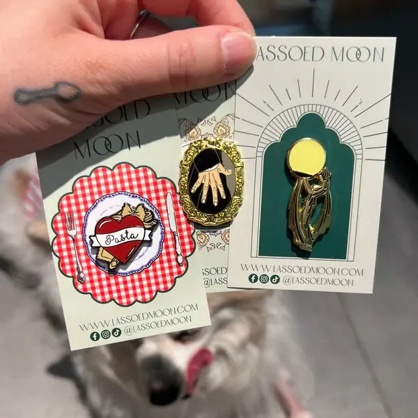 Portrait of a Hand Flex Enamel Pin