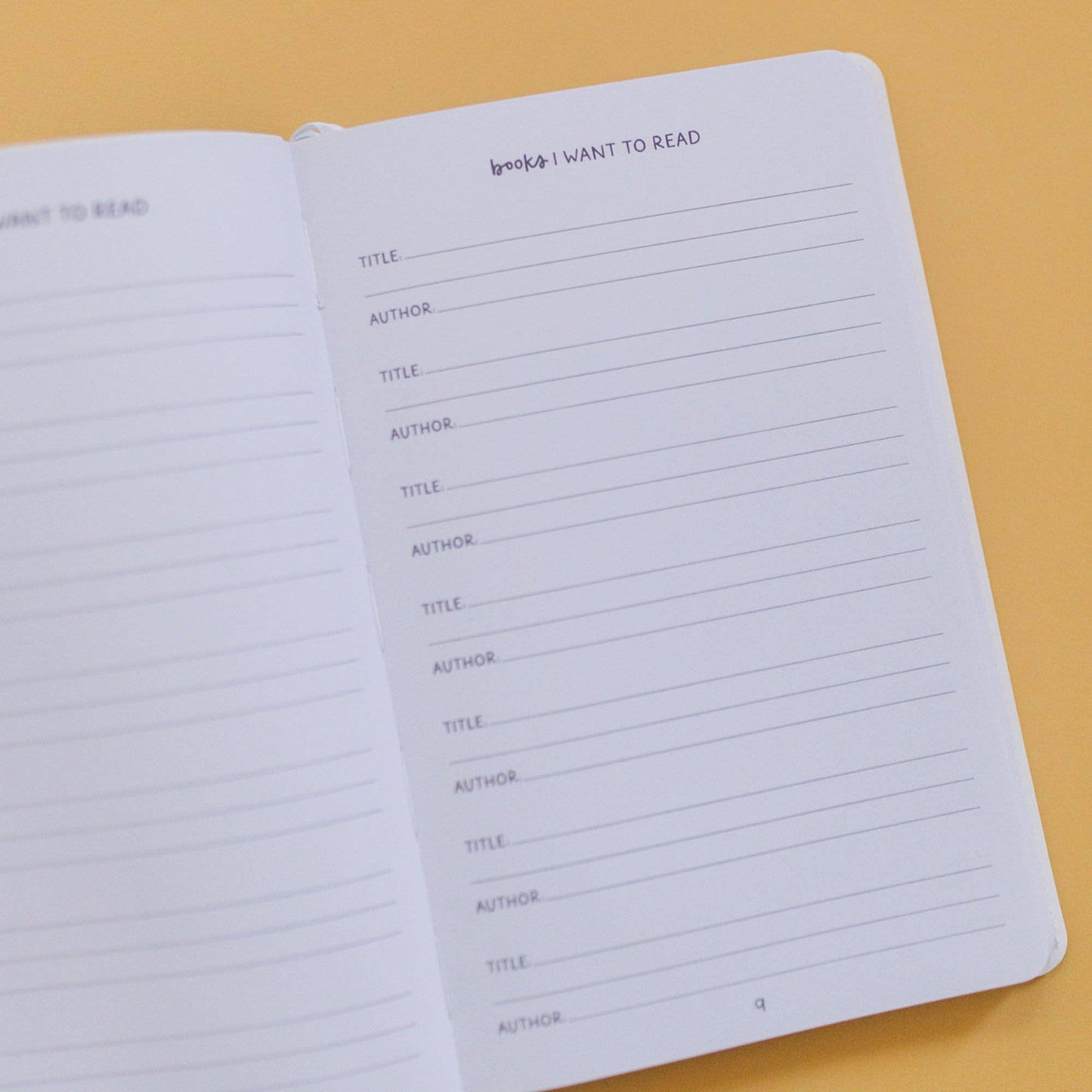 Reading & Book Tracker Mini Journal