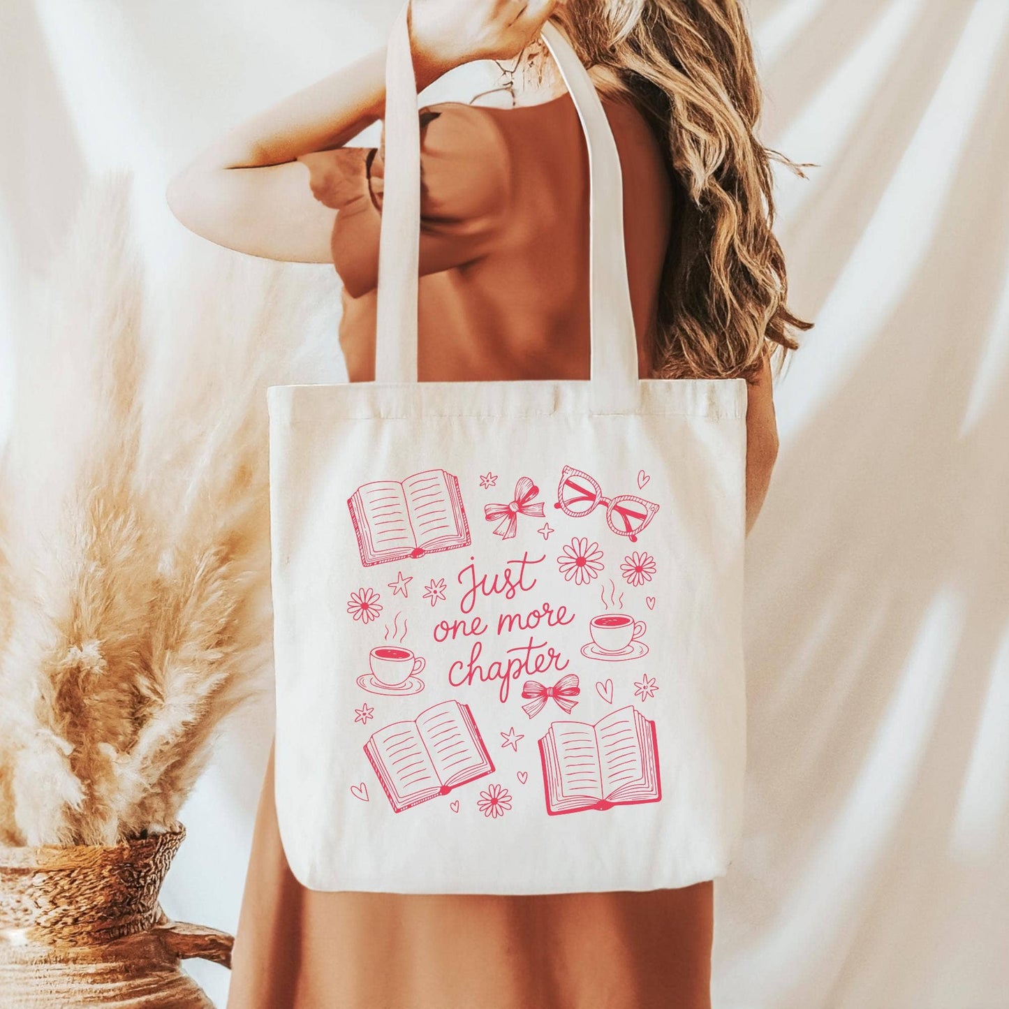 Just One More Chapter Tote Bag