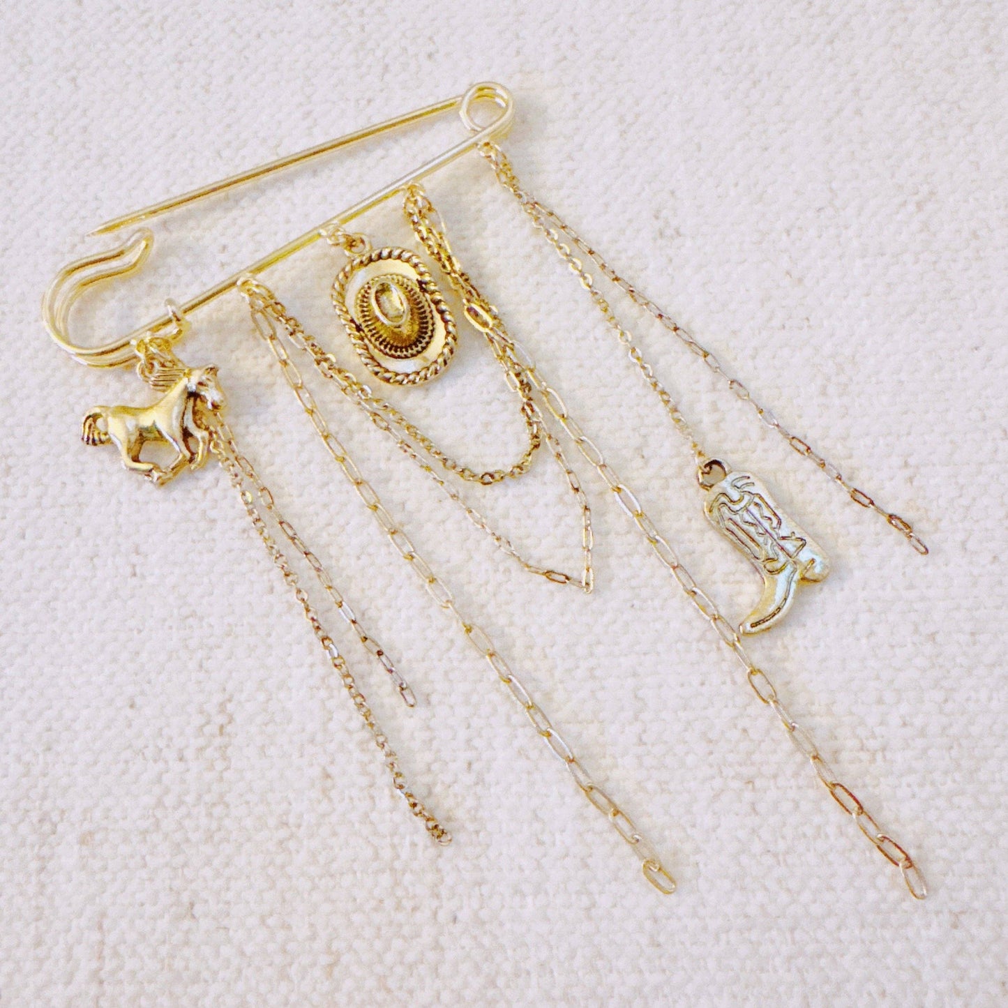 Western Charm Pin Brooch