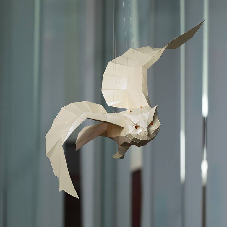 3D Paper Art Hanging Owl Origami Model