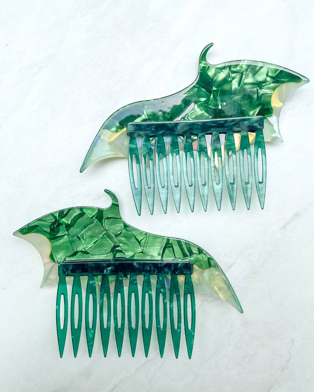 Green Dragon Wing Comb Set | Fantasy Gifts
