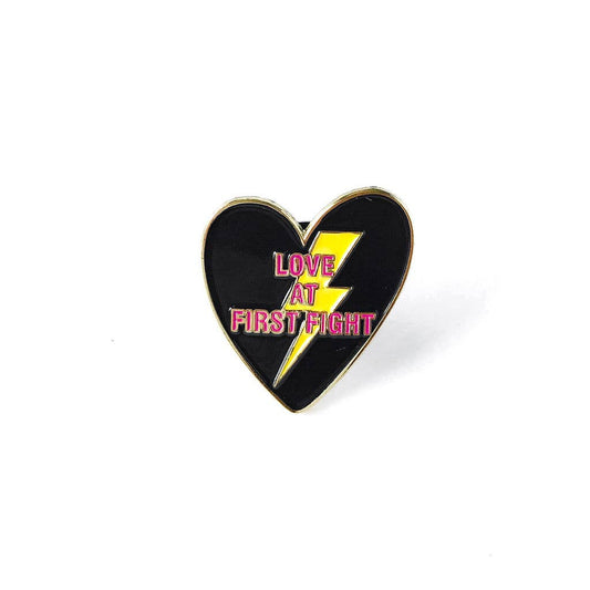 Love at First Fight Enamel Pin