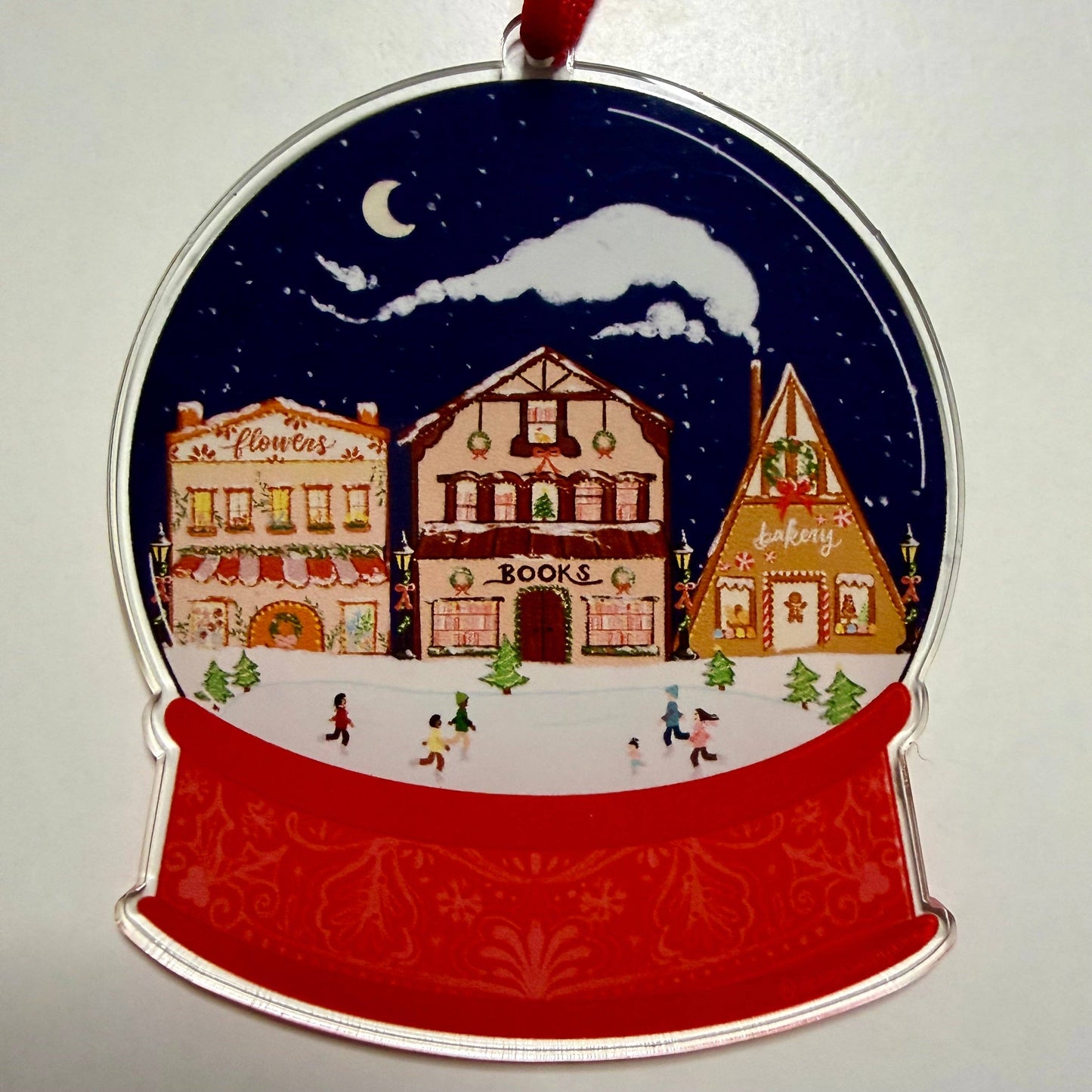 Christmas Cozy Village Snowglobe Ornament
