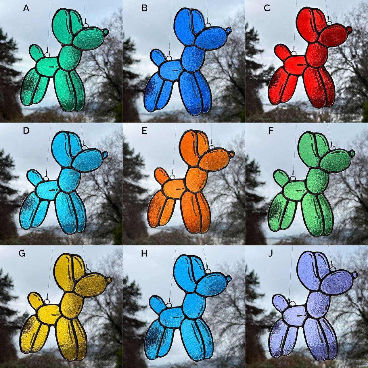 STAINED GLASS CLASS: Balloon Dog