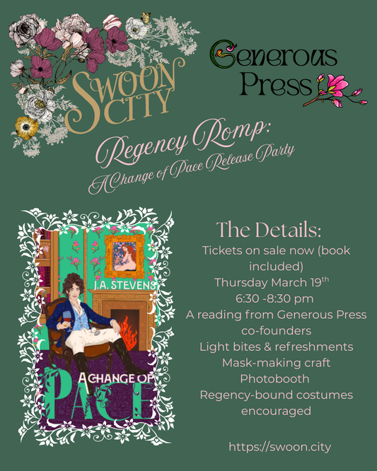 Book Release Party: "A Change of Pace"
