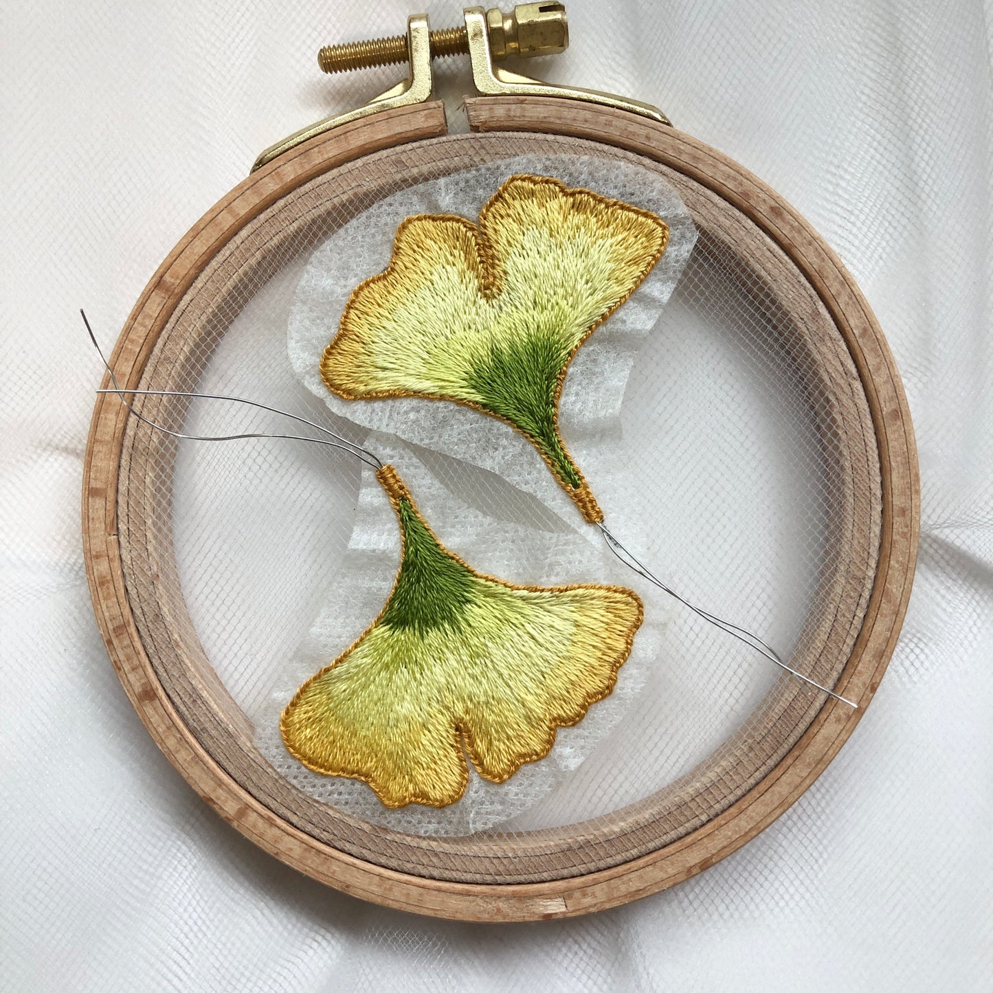 EMBROIDERY CLASS: Botanical Thread Painted Earrings