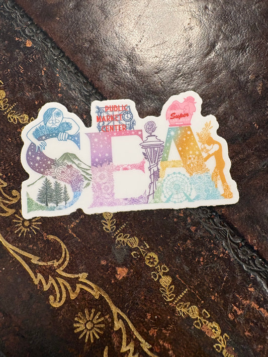 Sticker - Seattle SEA Landmarks