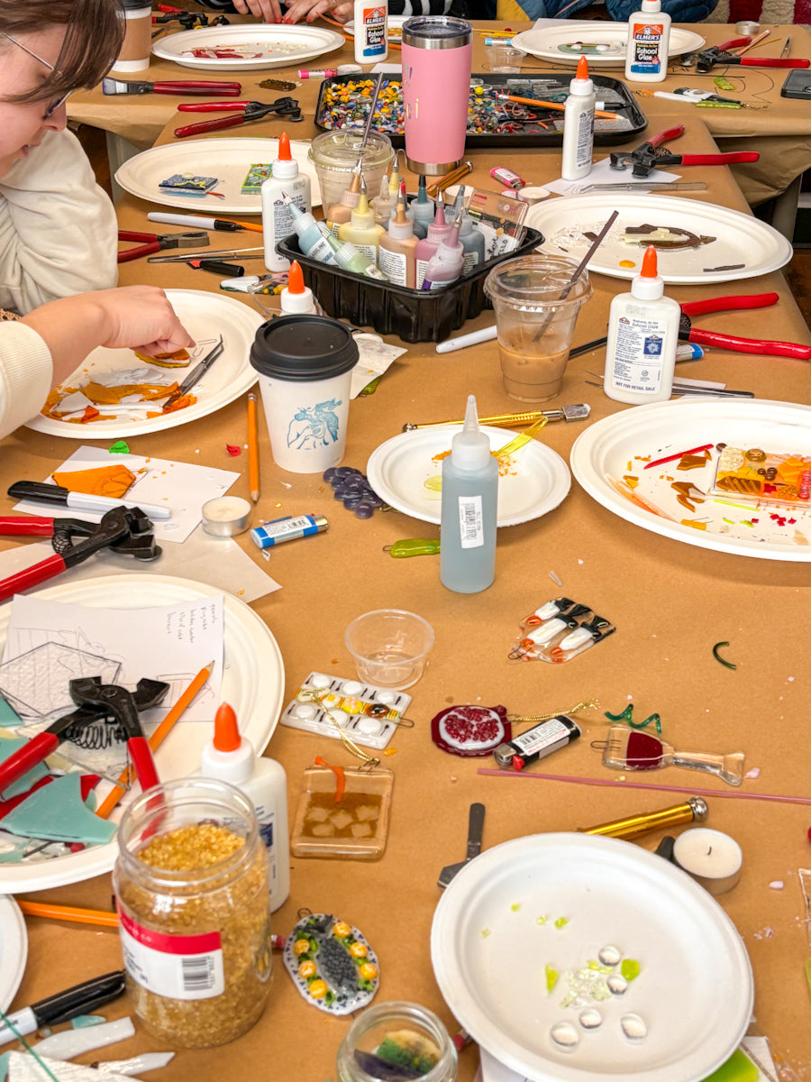 GLASS CLASS: Book Cover Coasters