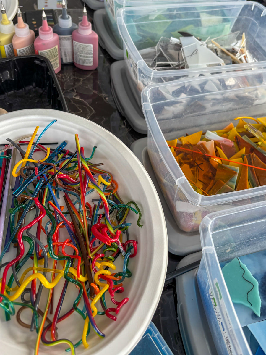 GLASS CLASS: Book Cover Coasters