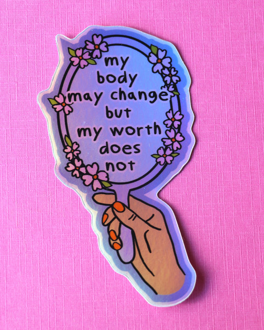 Sticker - My body may change - Clarissa Kleveno