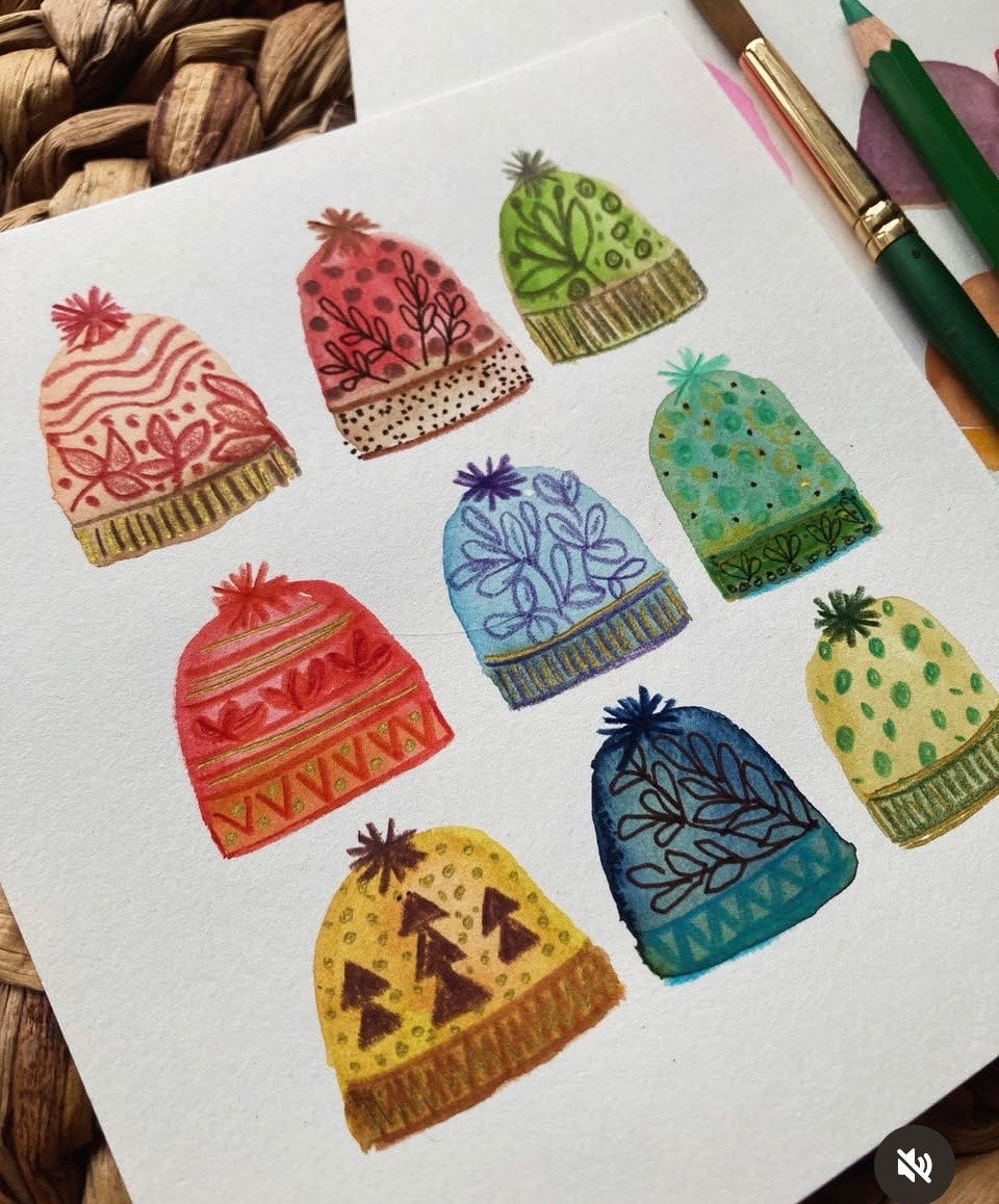 PAINTING CLASS: Watercolor Bookmarks