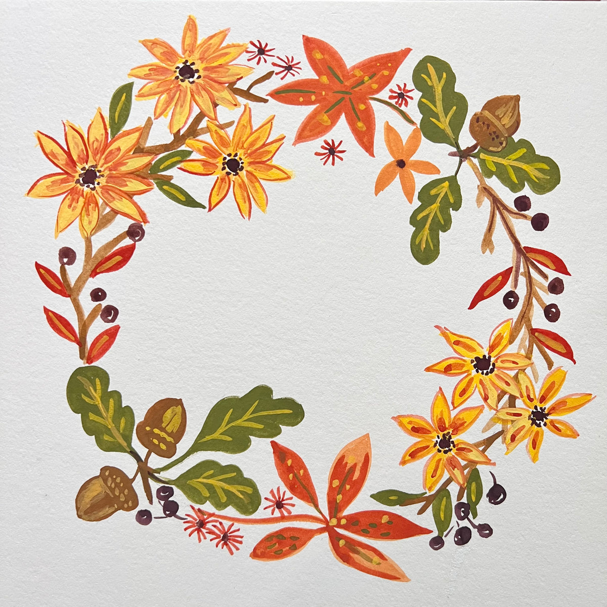 Painting Class: Painted Wreaths