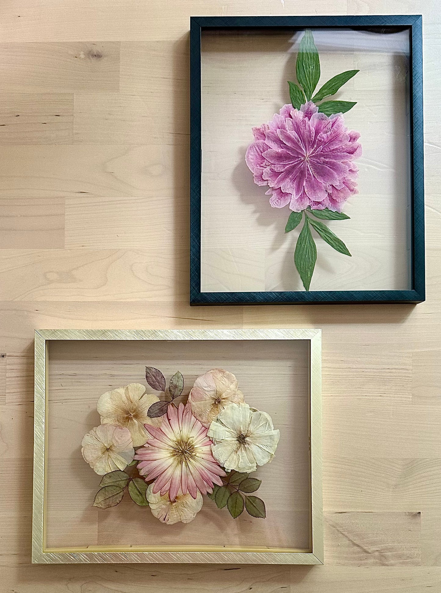 PRESSED FLOWER ART: Design your own framed flower art