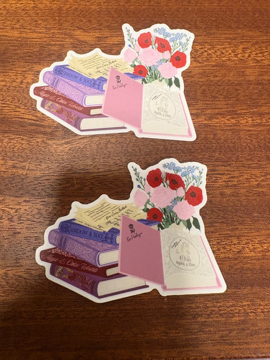 Sticker - Powerless bookstack