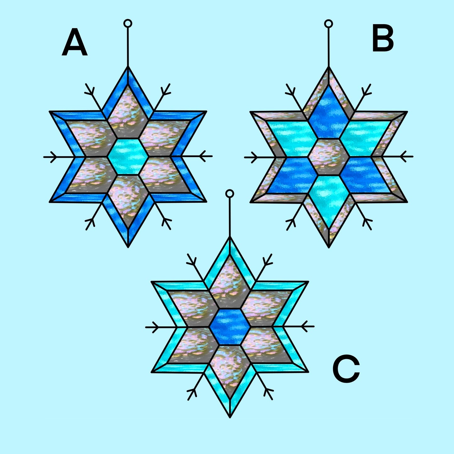 STAINED GLASS CLASS: Let it Snow
