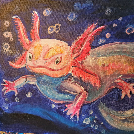 An example of the axolotl painting.