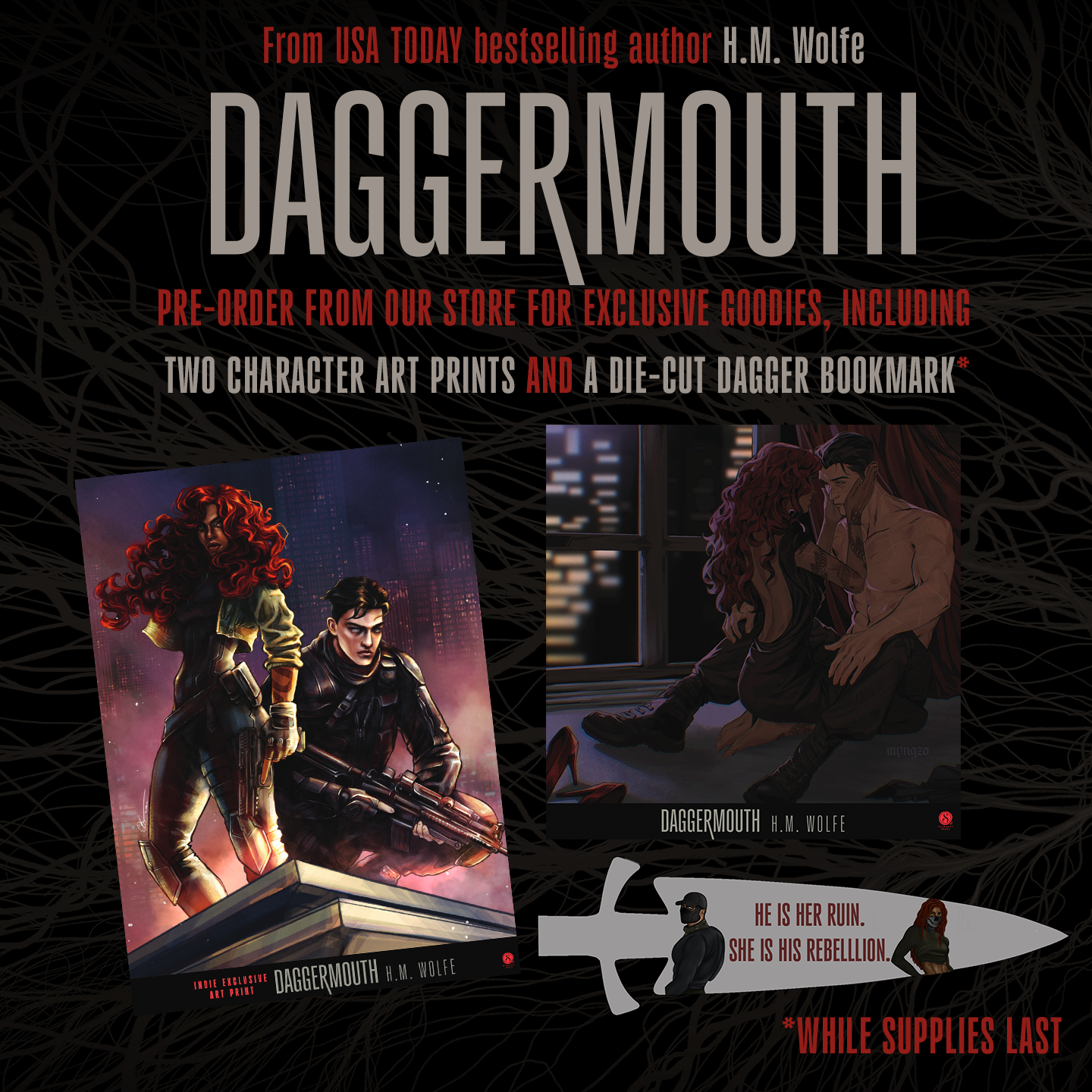 Daggermouth: A Dark Dystopian Romance (Pre-order)