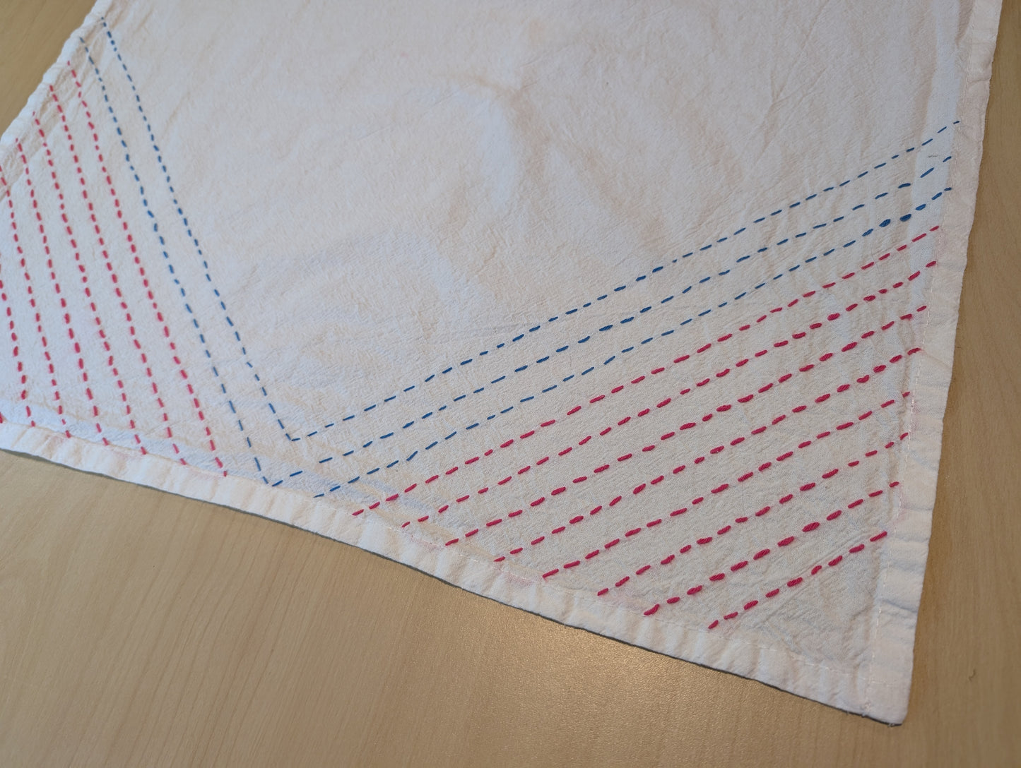 EMBROIDERY CLASS: Sashiko Tea Towel Workshop