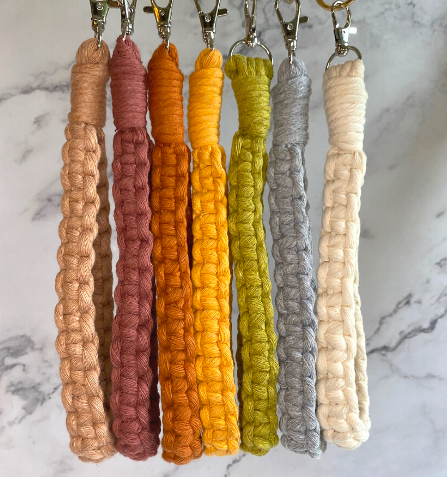 MACRAME CLASS: Wristlet Lanyard Keychain