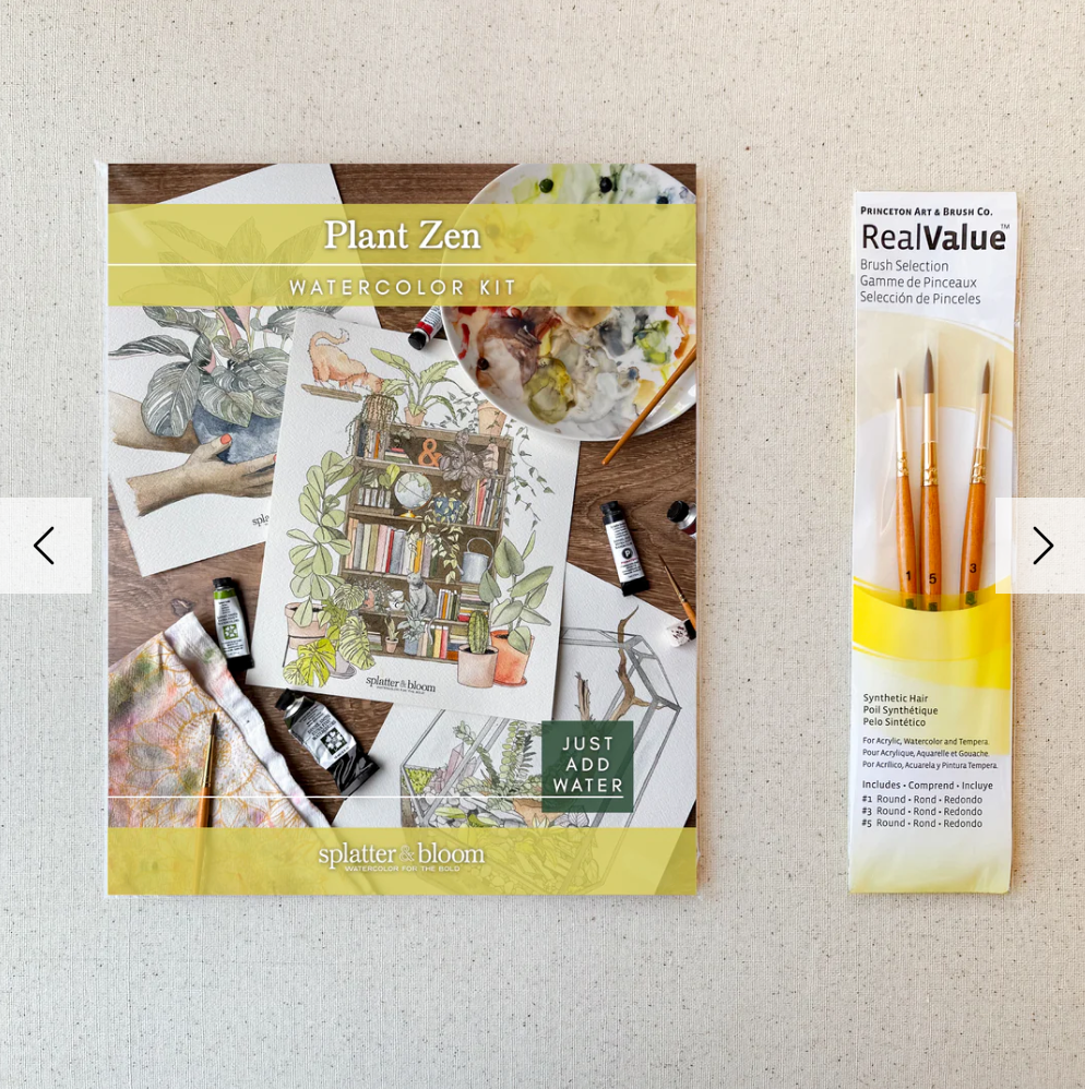 DIY - Watercolor Paint Kit - Plant Zen