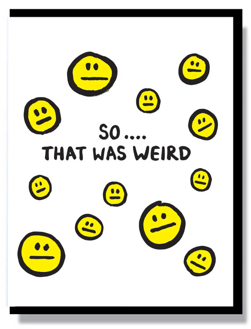 Card - That Was Weird (Smitten Kitten)
