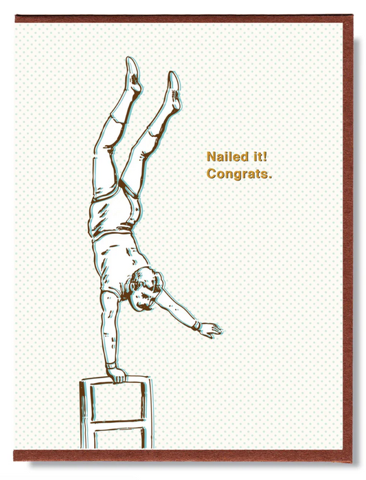 Card - Nailed It Congrats (Smitten Kitten) Congratulations