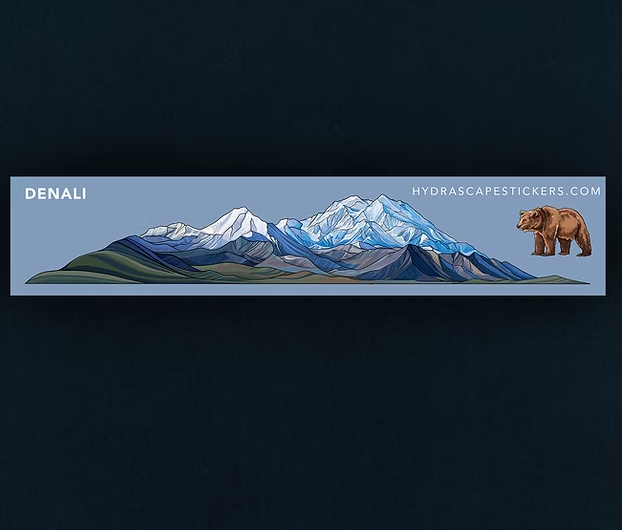 Sticker - Miniscape - Denali (Hydrascape) National Park